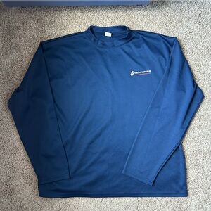 M Dark Blue USMC Marines Athletic Long Sleeve Size XL |A96